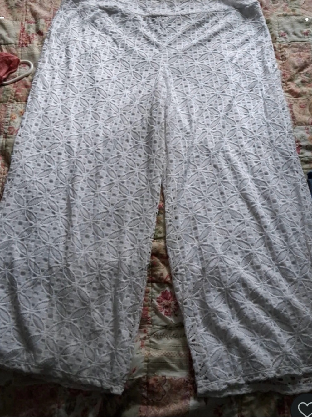 Cato White Lace  Lounge Pants